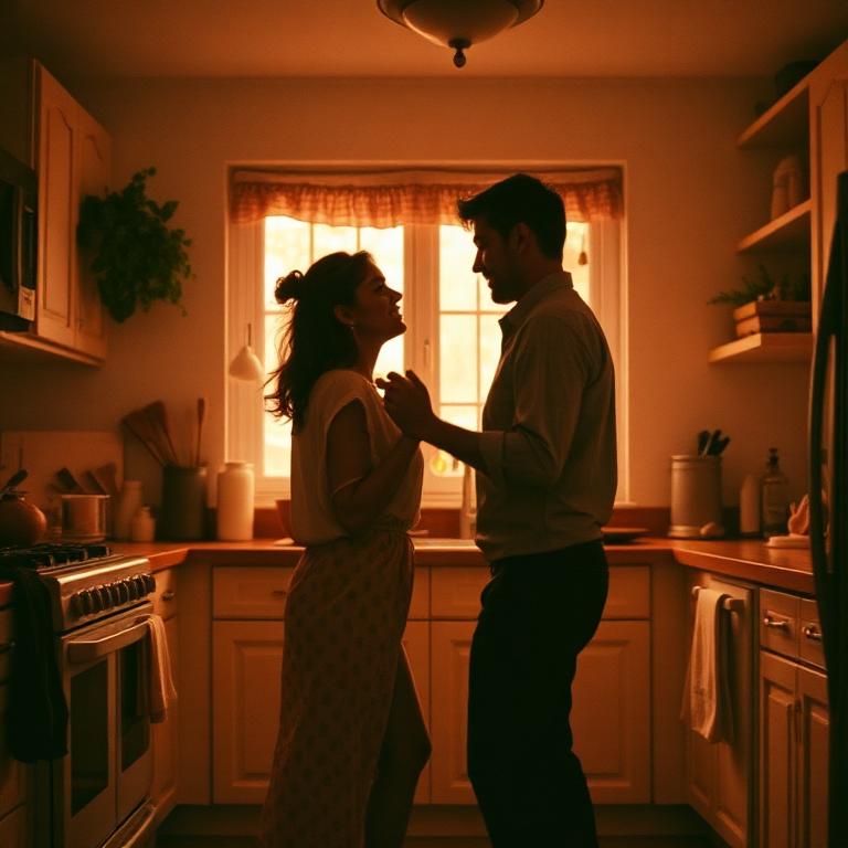 dança na cozinha